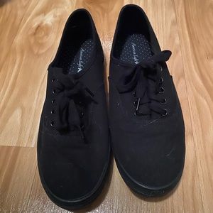 Black Canvas Sneakers
